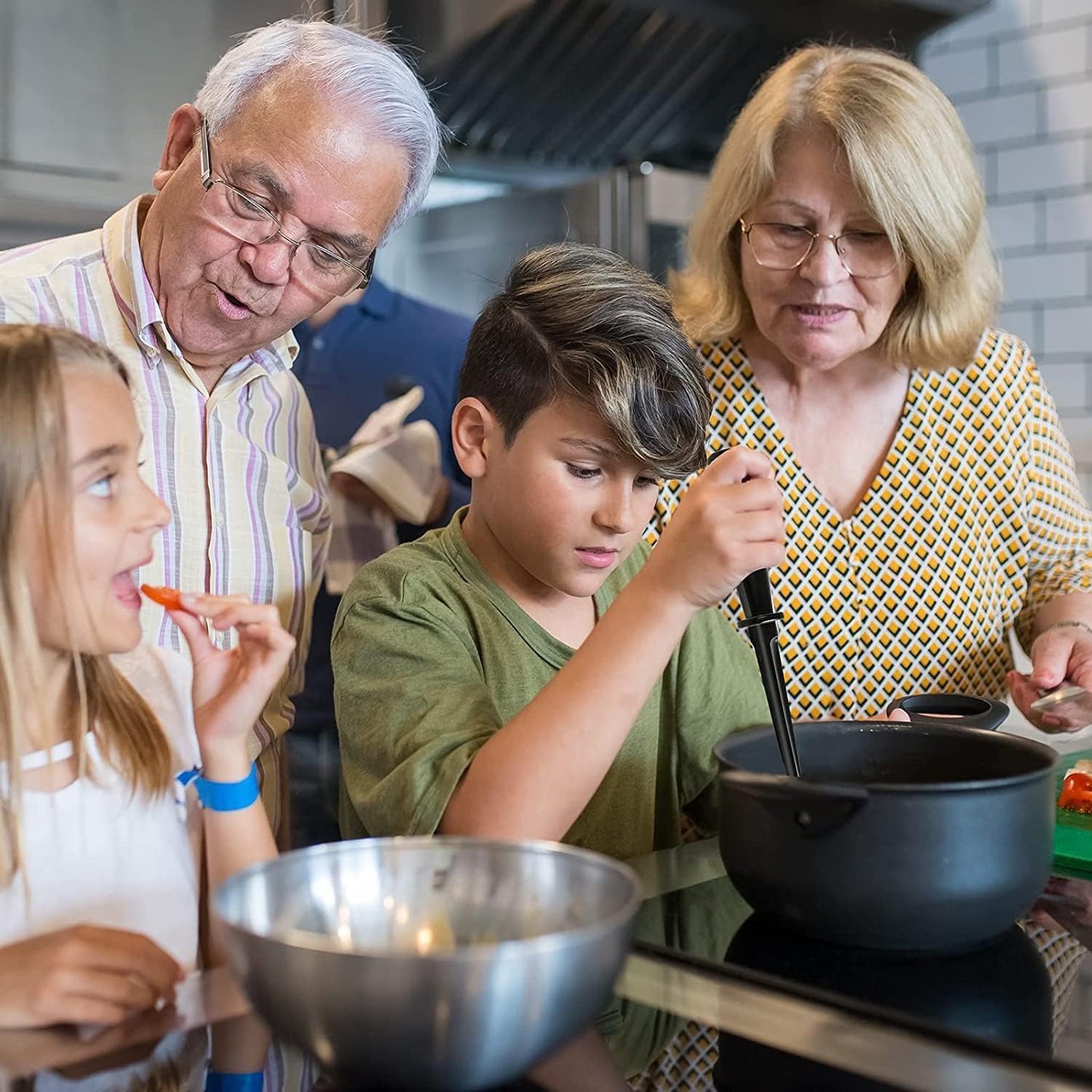 Meat Chopper, Hamburger Chopper, Potato Masher-Professional Multifunctional Heat Resistant Nylon Ground Beef Smasher Kitchen Tools and Gadgets, Safe for Non-Stick Cookware