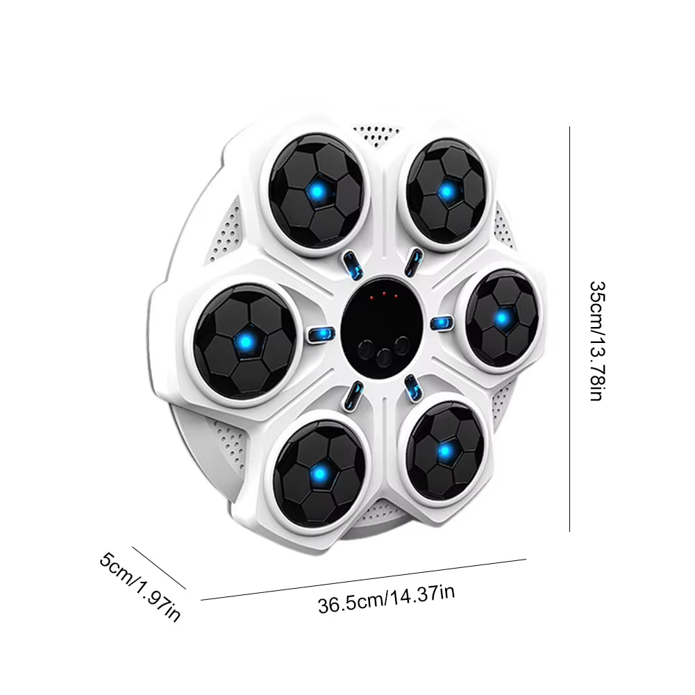 New Smart Music Boxing Machine Wall Mounted Fitness Punching Bag Bluetooth-Compatible Smart Boxing Training Machine for Home Gym