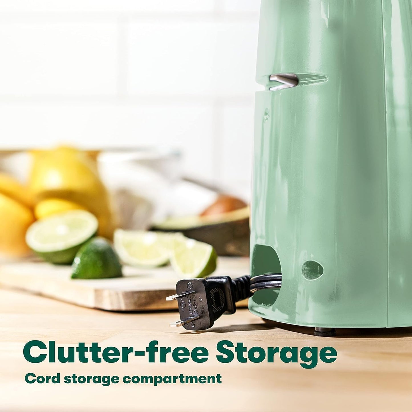 Electric Can Opener and Knife Sharpener, Multifunctional Jar and Bottle Opener with Removable Cutting Lever and Cord Storage, Stainless Steel Blade, Sage