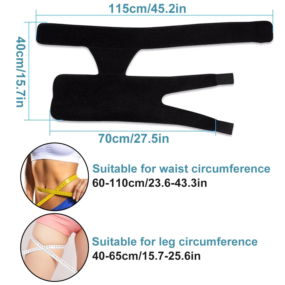 Sciatica Nerve Pain Relief Thigh Compression Brace for Hip Joints Arthritis Groin Wrap Brace Protector Belt Legwarmers New
