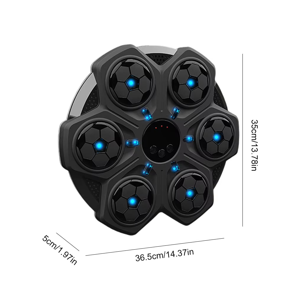 New Smart Music Boxing Machine Wall Mounted Fitness Punching Bag Bluetooth-Compatible Smart Boxing Training Machine for Home Gym