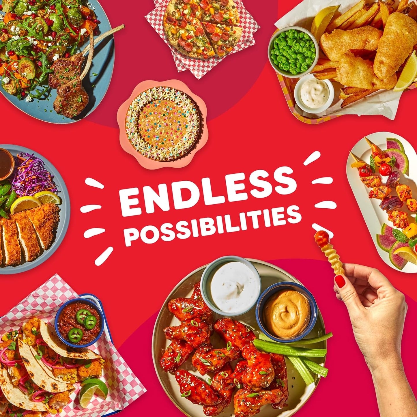 Vortex plus 4QT Air Fryer, Custom Program Options, 6-In-1 Functions Crisps, Broils, Roasts, Dehydrates, Bakes, Reheats, 100+ In-App Recipes, from the Makers of , Stainless Steel