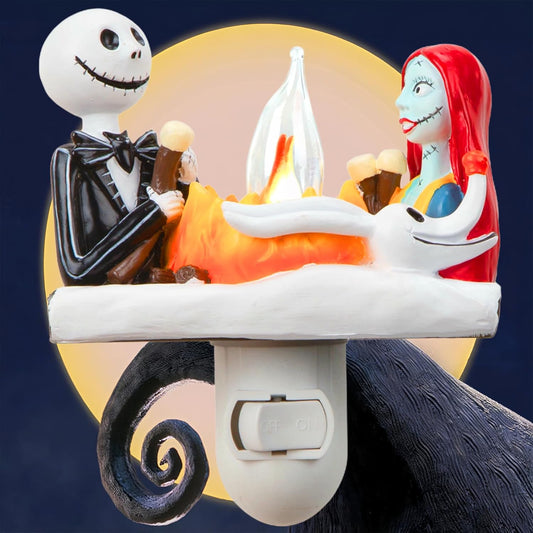 Halloween Ghost Campfire Night Light,Halloween Lights Plug in to Wall Resin Vintage,Ghost Night Light for Kids Room,Halloween Decorations Indoor,Room Home Decor,Gifts for Girls and Boys