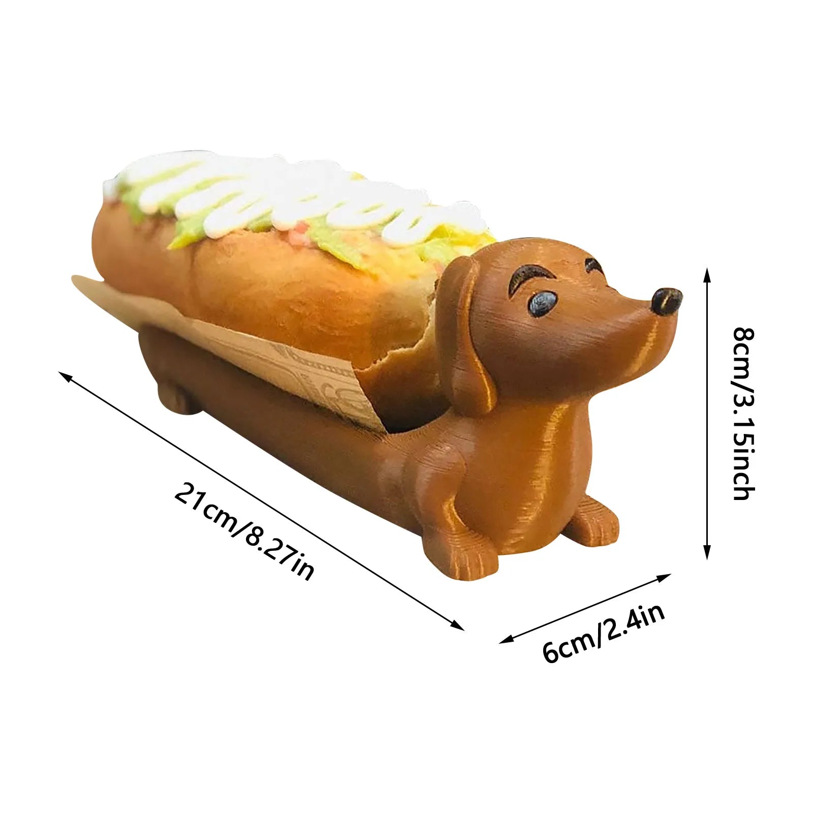 🌭 Sausage Dog Tray | Fun Hot Dog & Sushi Plate | Cute Sandwich & Candy Dish for Home Decor & Meals