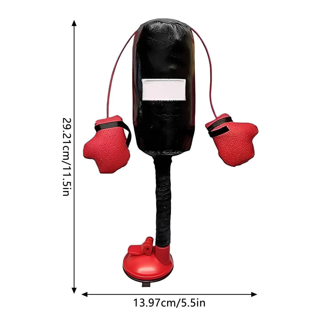 🐱 Cat Punching Bag Toy with Gloves | Mini Boxing Training Toy for Cats | Interactive Pet Play & Exercise