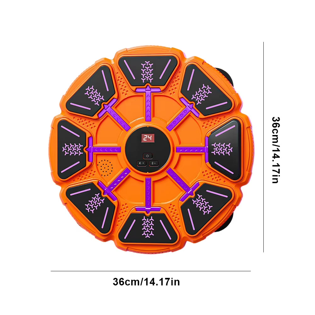 New Smart Music Boxing Machine Wall Mounted Fitness Punching Bag Bluetooth-Compatible Smart Boxing Training Machine for Home Gym