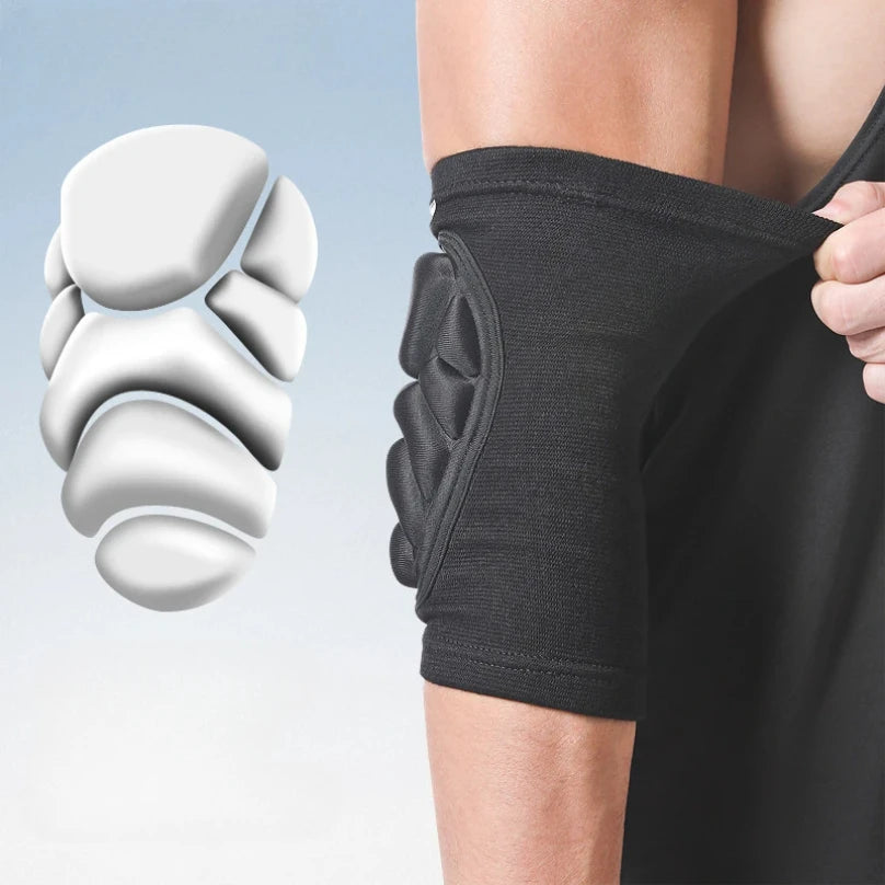 1Pair Elbow Pads Elbow Protector Volleyball Sponge Support Compression Elbow Braces for Basketball Tennis Football