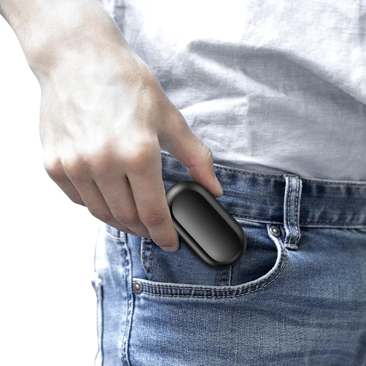 Wireless Earbuds Bluetooth 5.3 In-Ear Headphones with Deep Bass, Lightweight Design, Built-in Mic for Clear Calls, Sport and Workout Earphones