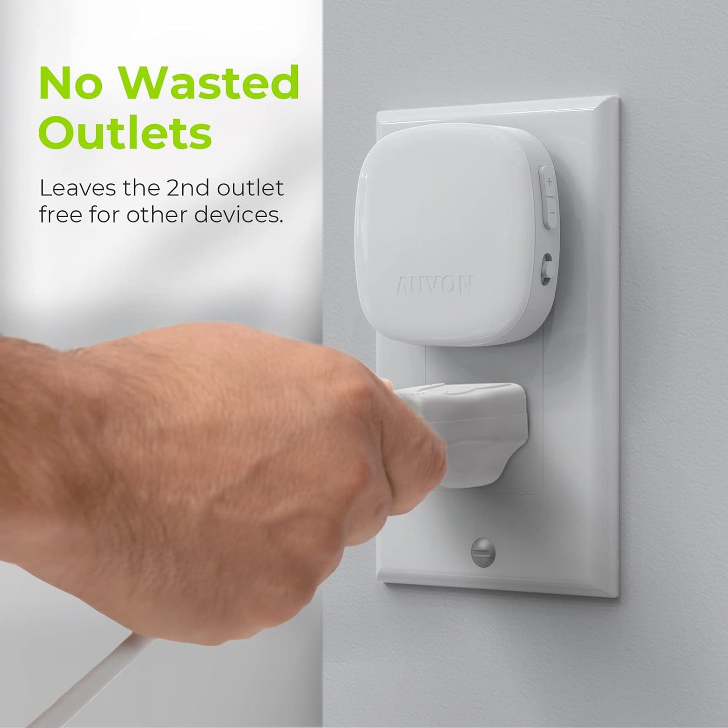 Plug-In LED Backlit Night Light with Motion Sensor & Dusk to Dawn Sensor, Dimmable Warm White Nightlight with 1-50 Lm Adjustable Brightness for Bedroom, Bathroom, Stairs, Hallway (4 Pack)