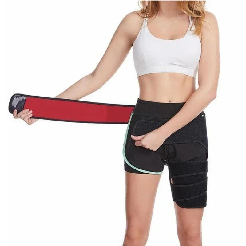 Sciatica Nerve Pain Relief Thigh Compression Brace for Hip Joints Arthritis Groin Wrap Brace Protector Belt Legwarmers New